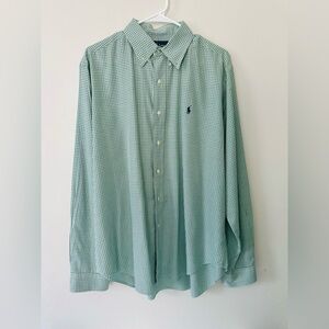 Men,s Ralph Lauren button down long sleeve shirt